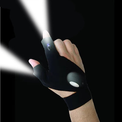 Fingerless Glove LED Flashlight