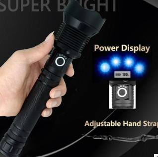 Most Powerful LED Flashlight - Zoom Tactical Torch Flashlight