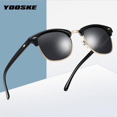 YOOSKE Retro Polarized Sunglasses - Unisex